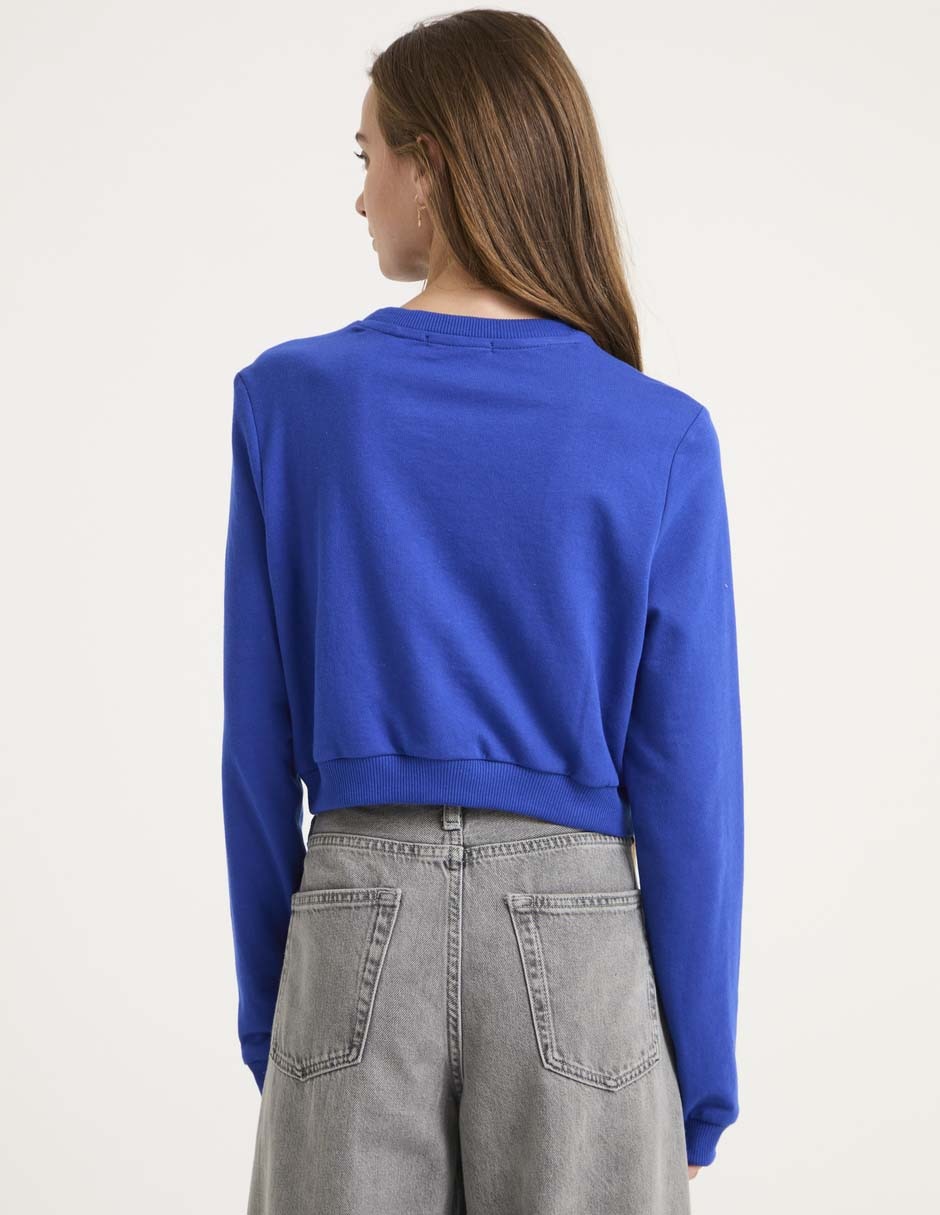 SUDADERA NSM25449-11 NON, M, AZUL REY