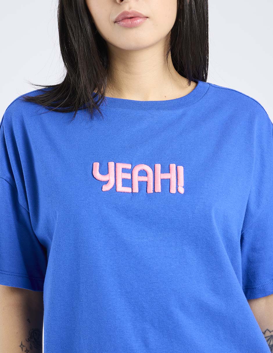Playera manga corta cuello redondo para mujer 4