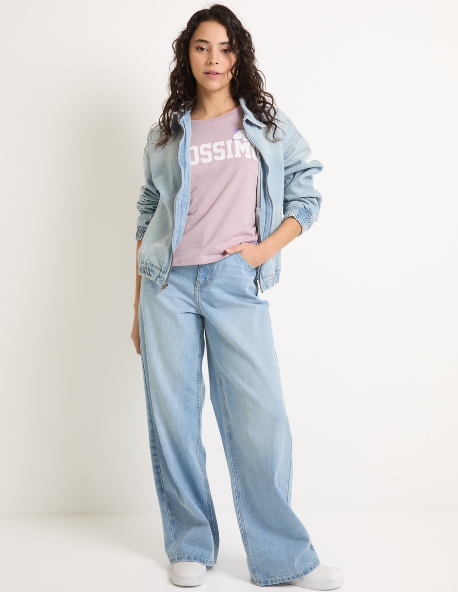 Jeans relaxed baggy para mujer 3
