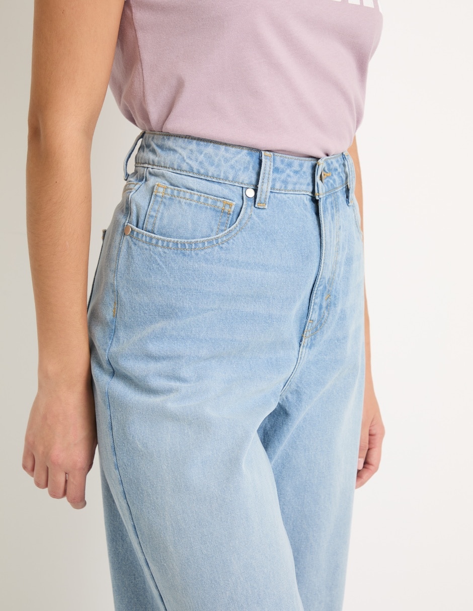 Jeans relaxed baggy para mujer 4