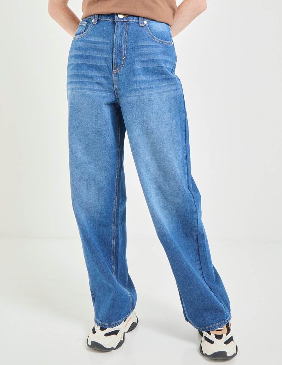 Jeans relaxed baggy para mujer