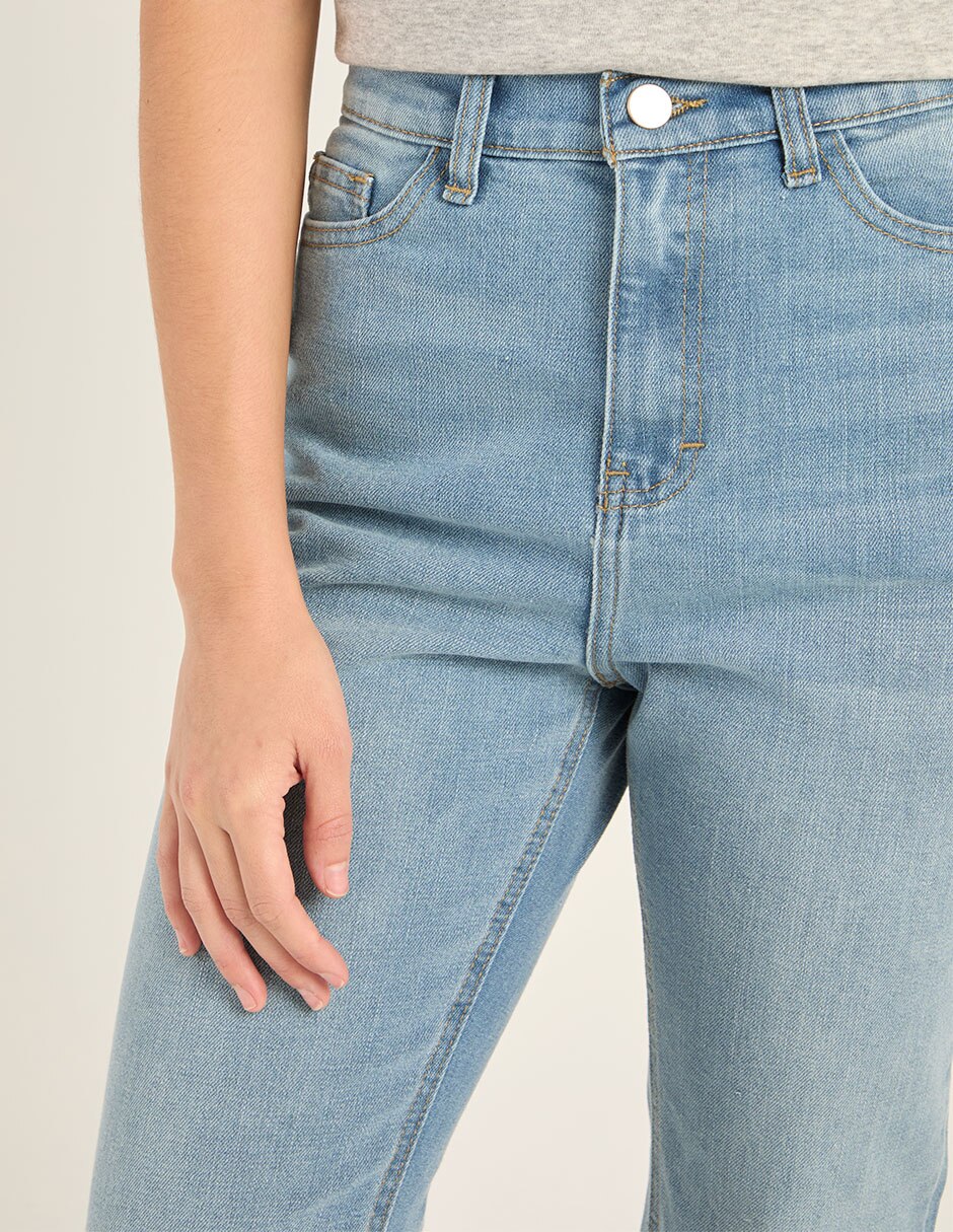 Jeans straight para mujer 5