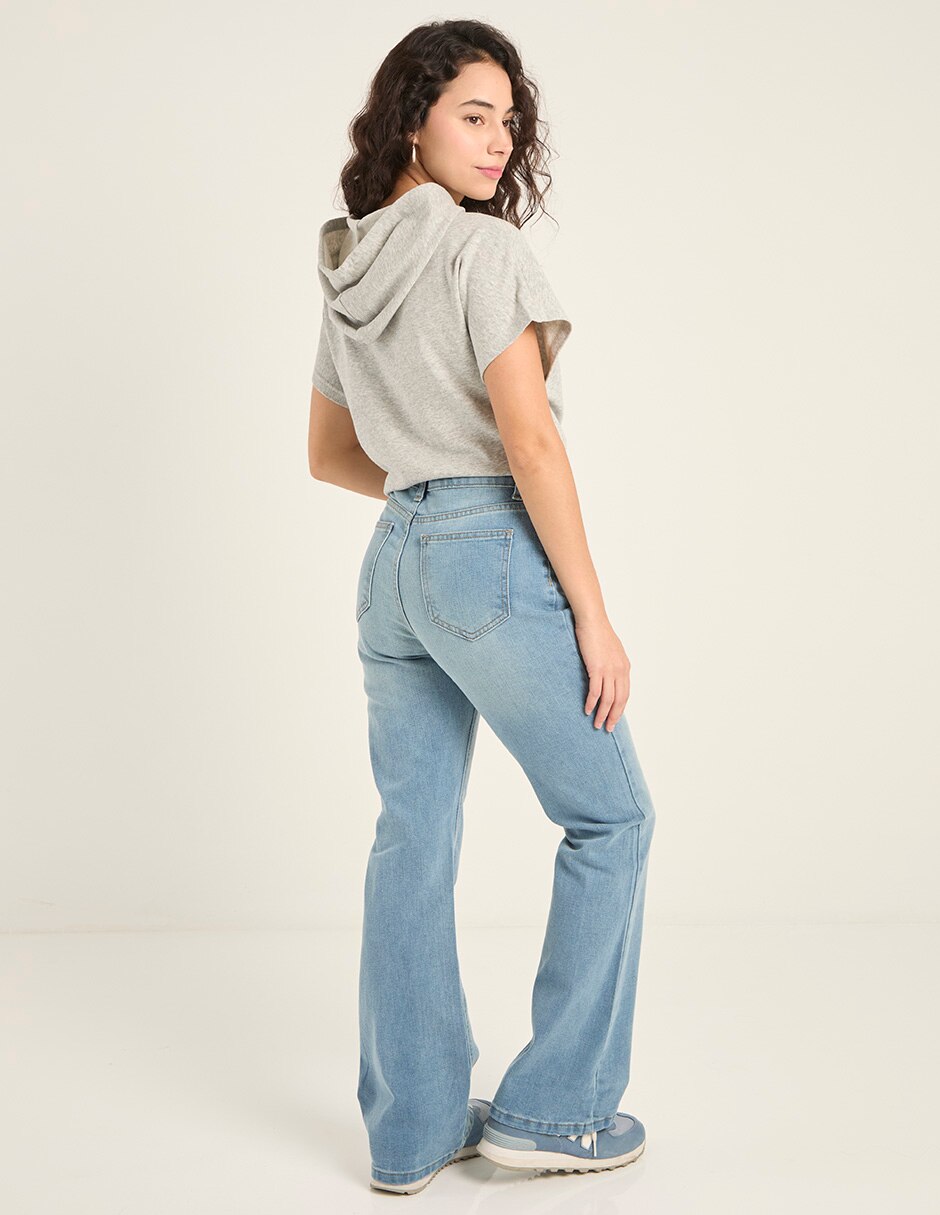 Jeans straight para mujer 7