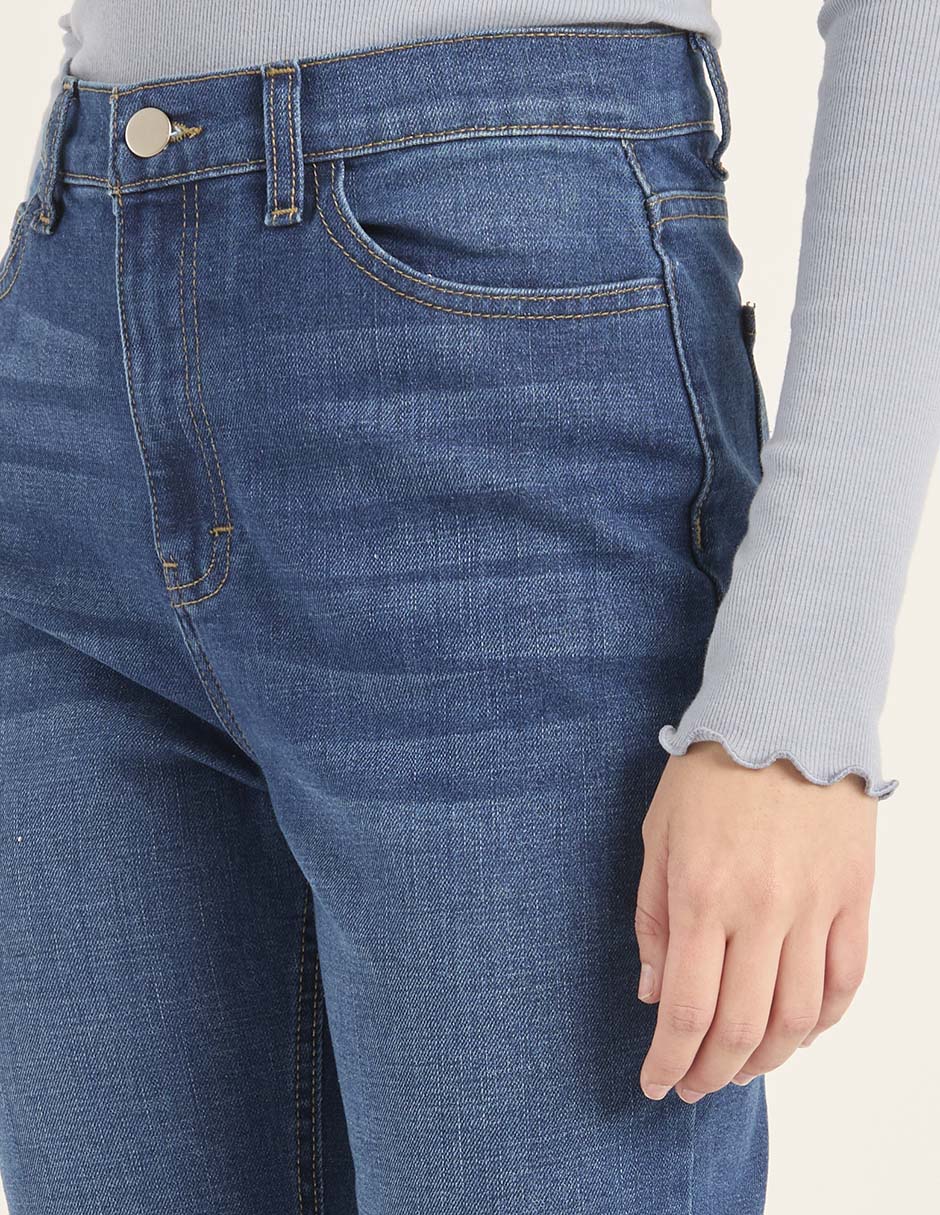 JEANS NSM25466-, 7, ÍNDIGO DENIM MEDIO