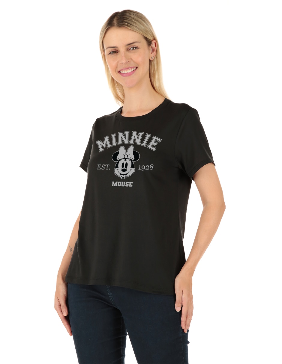 Playera manga corta Disney cuello redondo para mujer Playera manga corta Disney cuello redondo para mujer