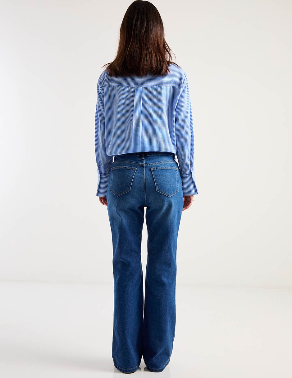 Jeans straight para mujer 2
