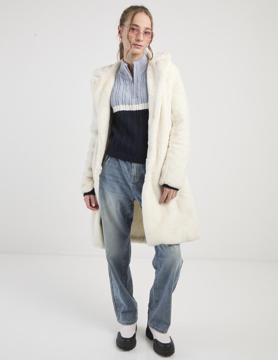 Jeans straight corte cintura para mujer 3