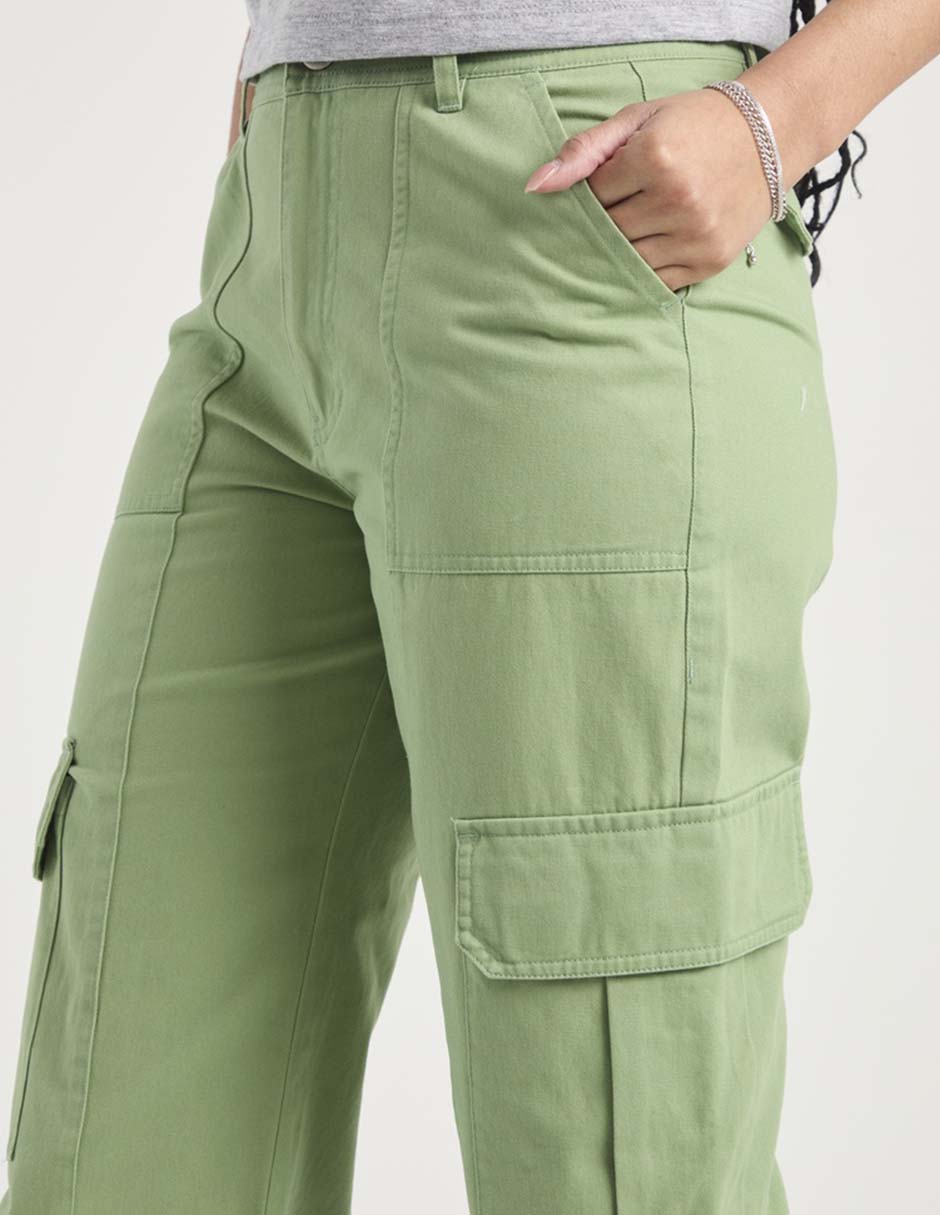 PANTALON CARGO NON ST, 13, SMOKE GREEN