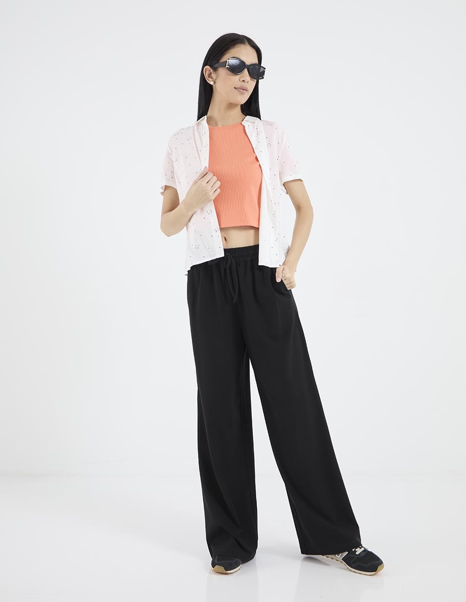 Pantalón relaxed amplio para mujer 3