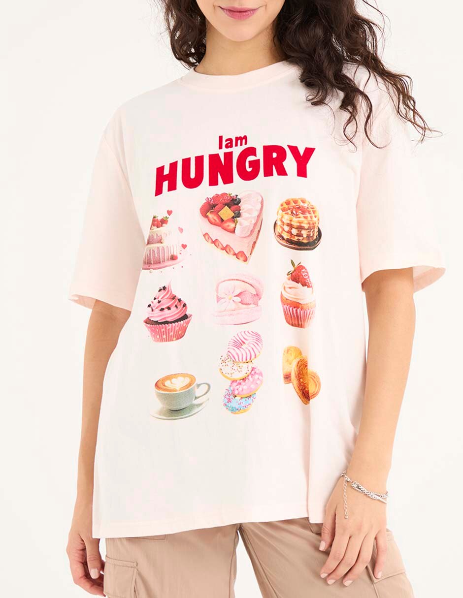 Playera manga corta cuello redondo para mujer 5
