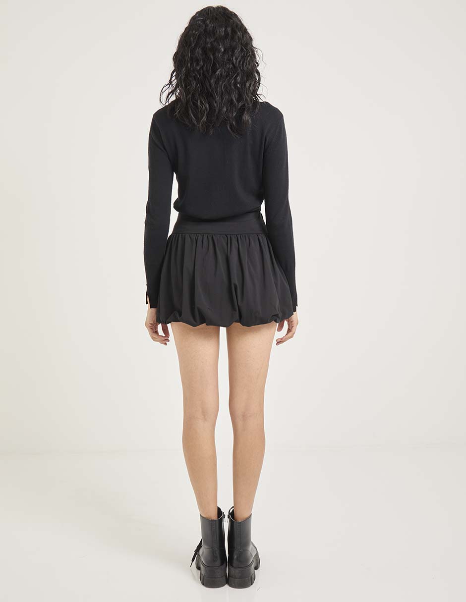 Falda mini a la cintura 2