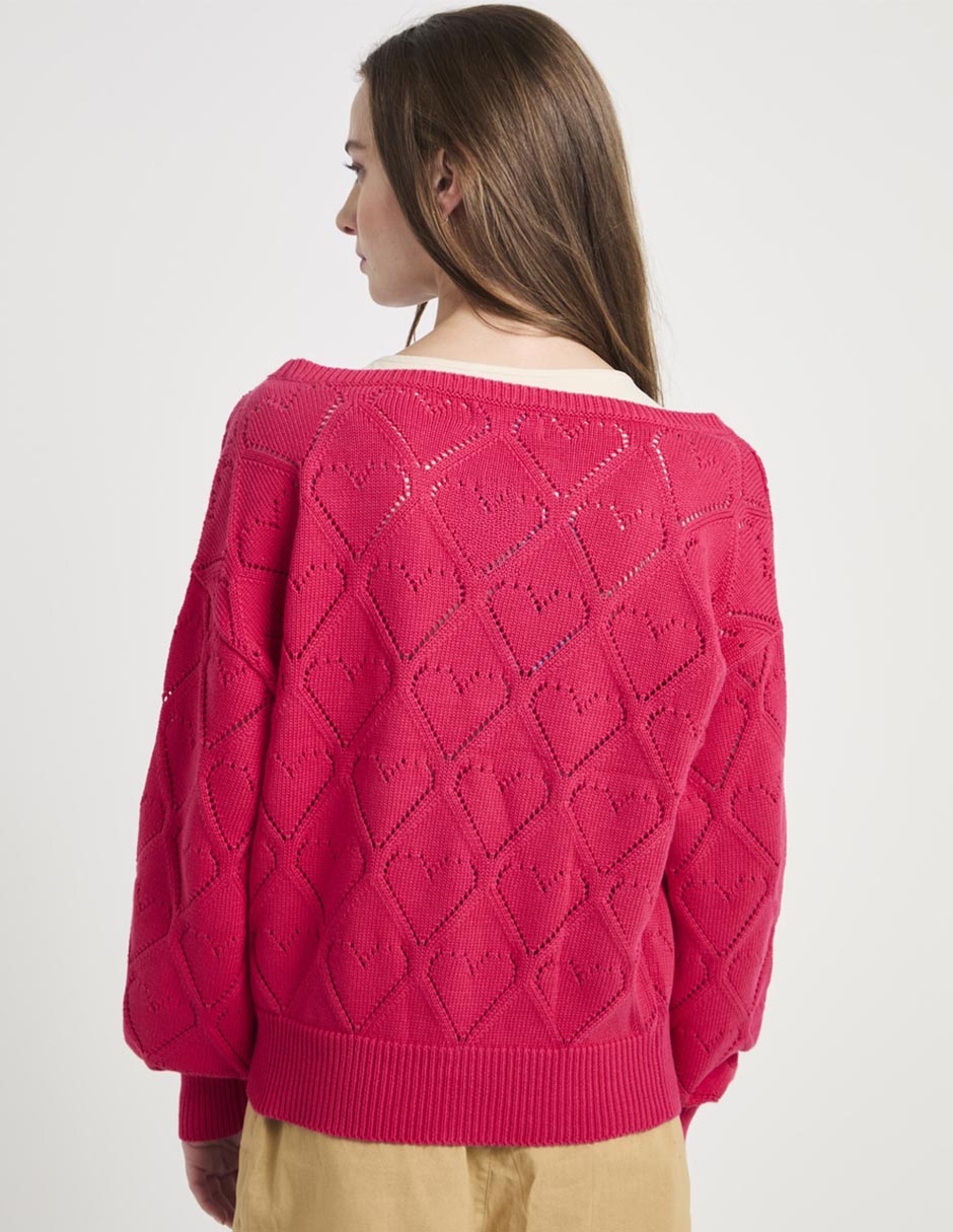 Suéter cuello redondo para mujer 2