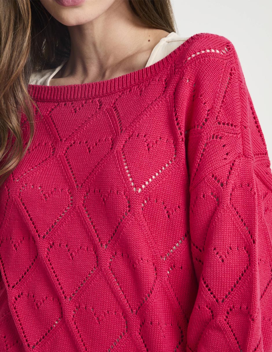 Suéter cuello redondo para mujer 4