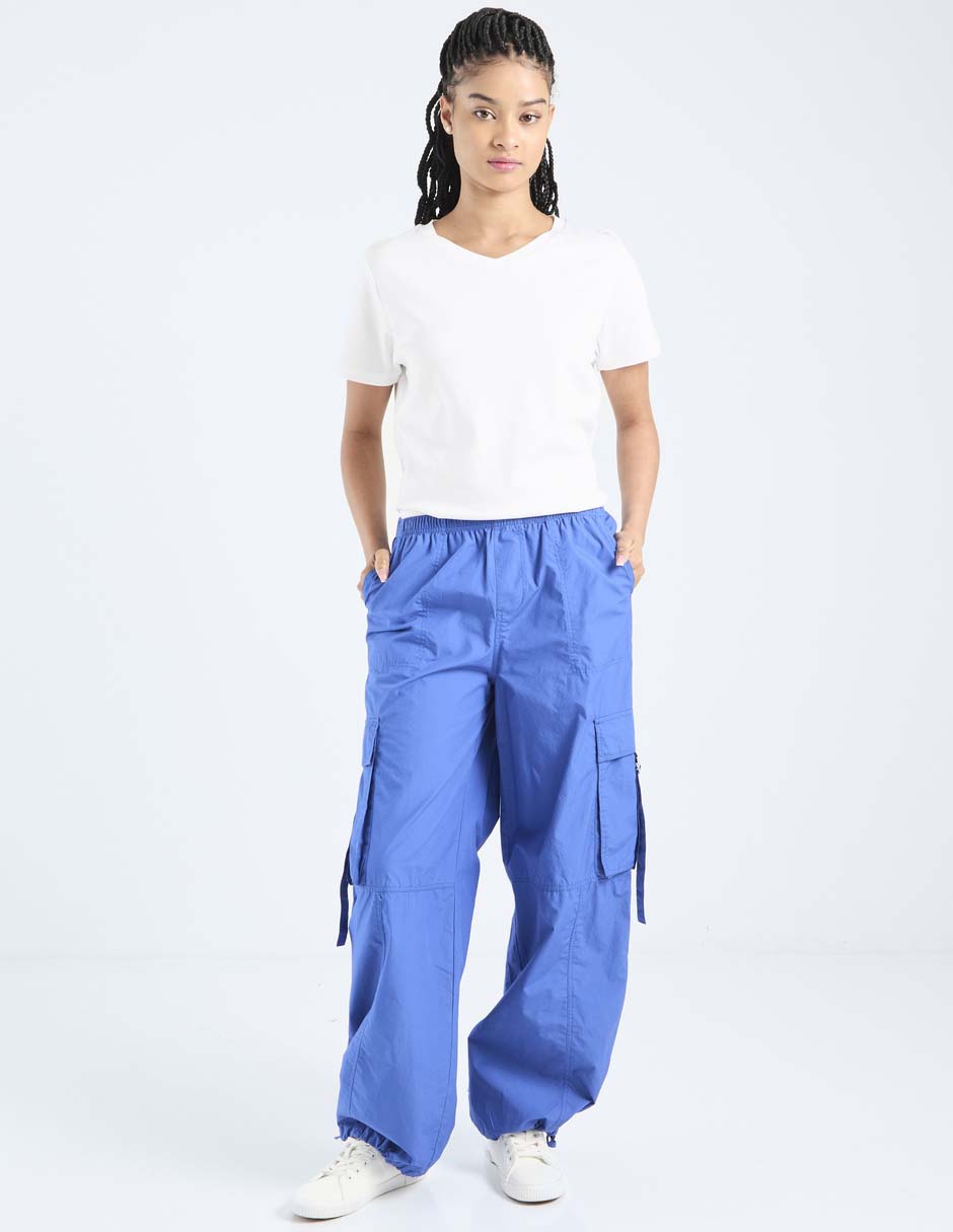 Pantalón cargo baggy para mujer 3