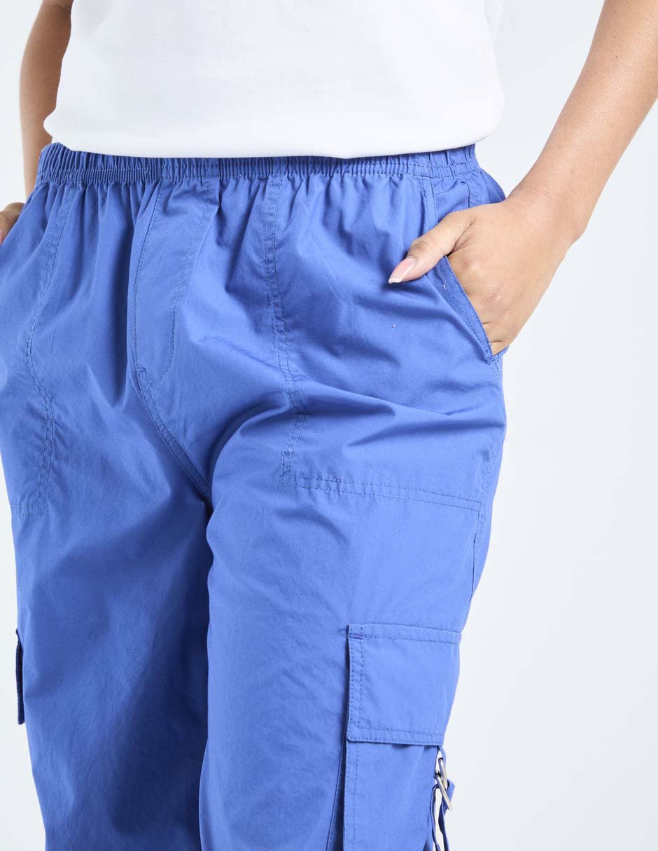 Pantalón cargo baggy para mujer 4