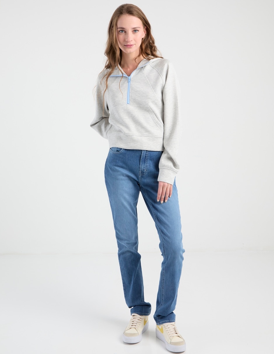 Sudadera con capucha y bolsa para mujer 3