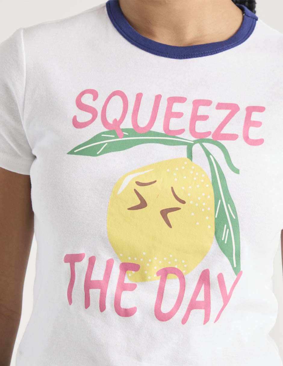 Playera manga corta Non Stop cuello redondo para mujer 4