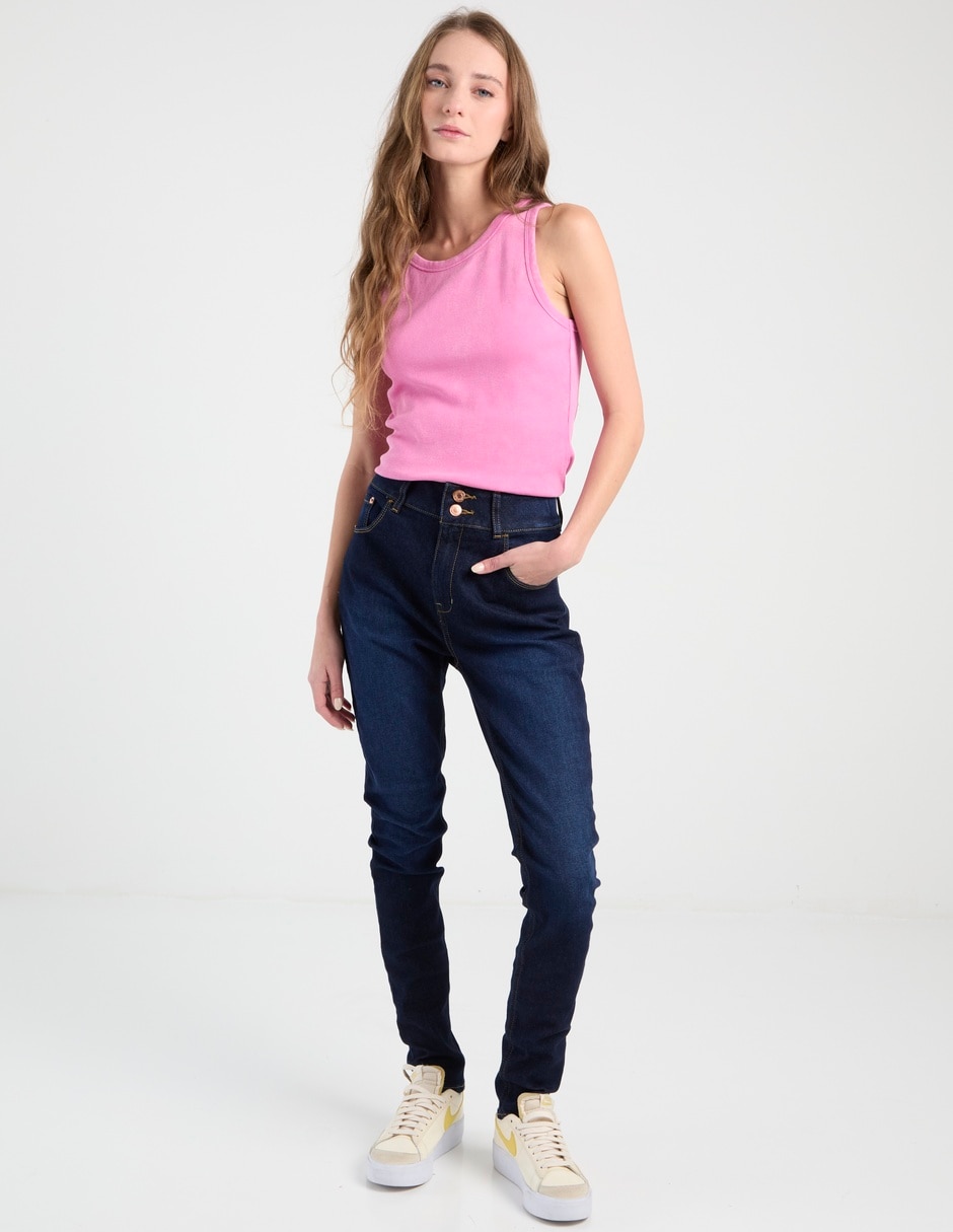 Top cuello redondo tirante ancho 3