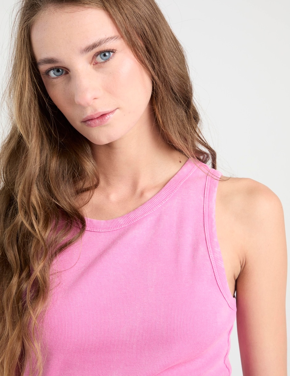 Top cuello redondo tirante ancho 4