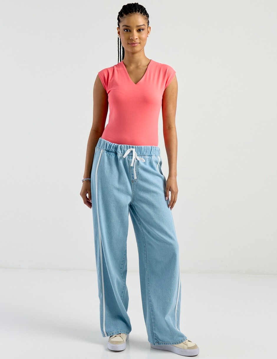 Body cuello V para mujer 3