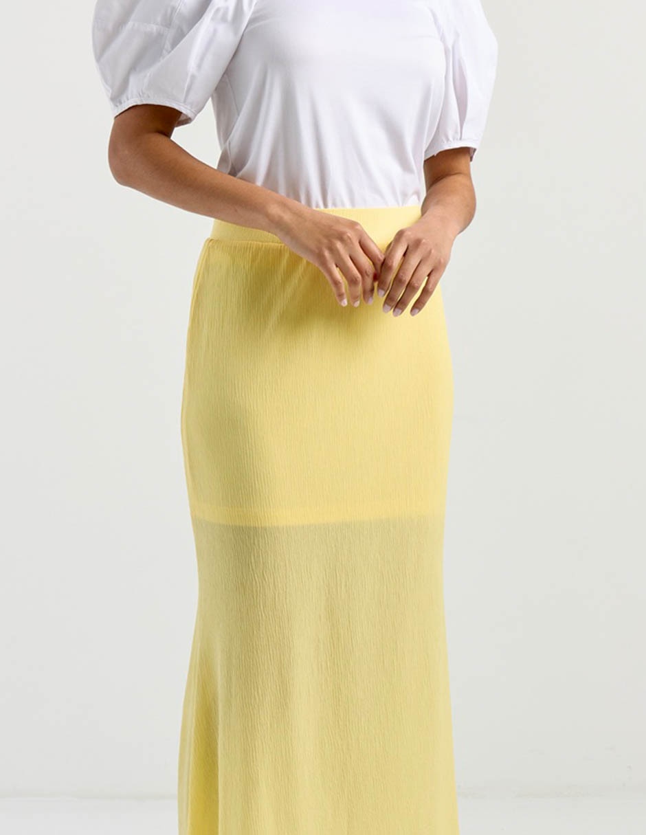 Falda crop a la cintura 4