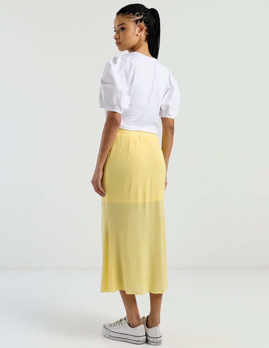 Falda crop a la cintura 6