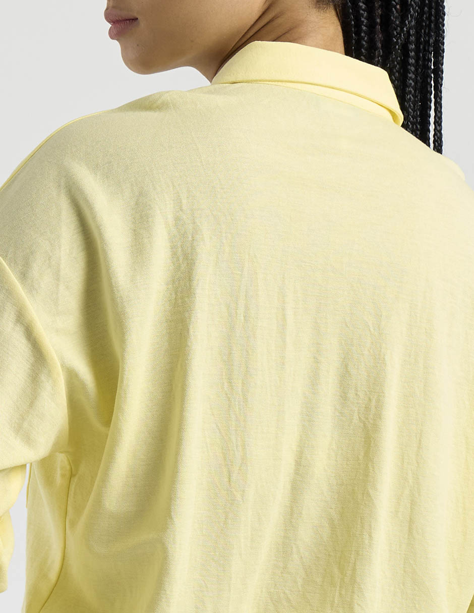 Blusa camisera Non Stop manga larga para mujer