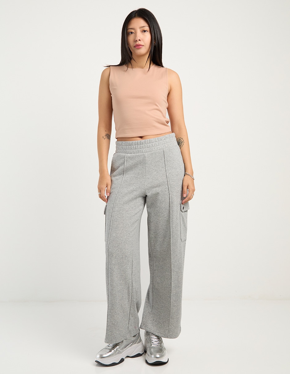 Pantalón cargo straight para mujer 3