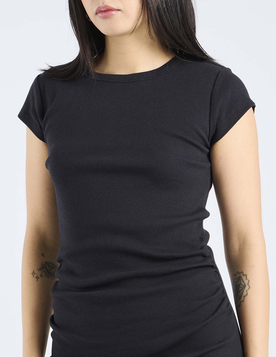 VESTIDO CORTO NON STOP, M, NEGRO LISO R