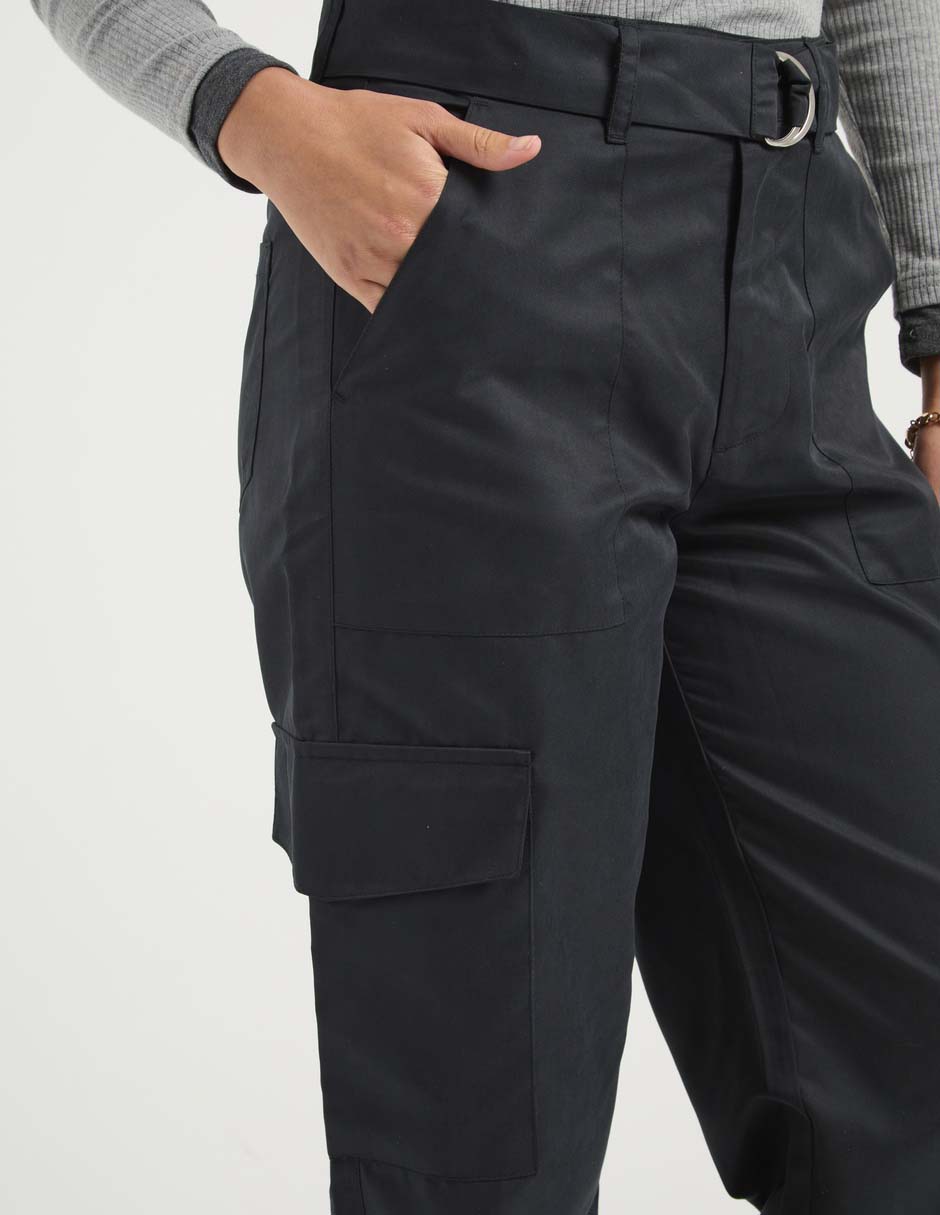 Pantalón cargo straight para mujer 5