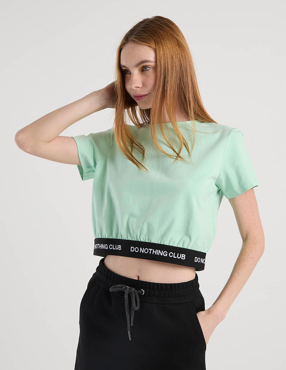 Pants slim con elástico para mujer 2