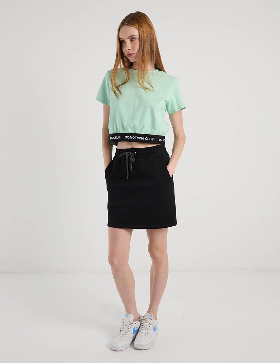 Pants slim con elástico para mujer 3
