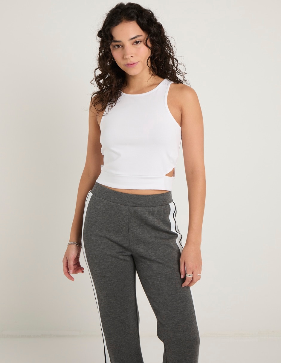 Top cuello redondo Top cuello redondo