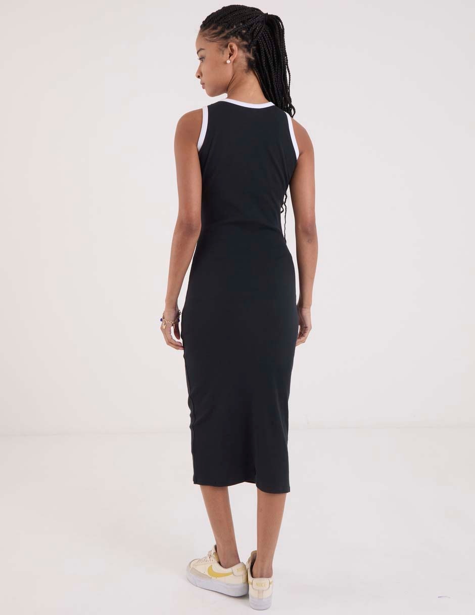 VESTIDO 3/4 NON STOP, EG, NEGRO LISO RE