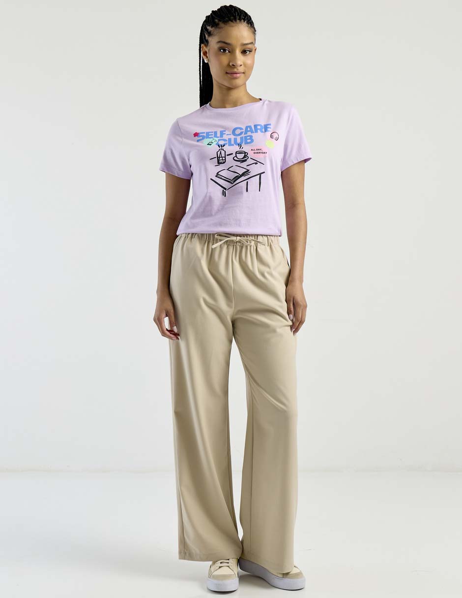 Pantalón relaxed wide leg para mujer 3