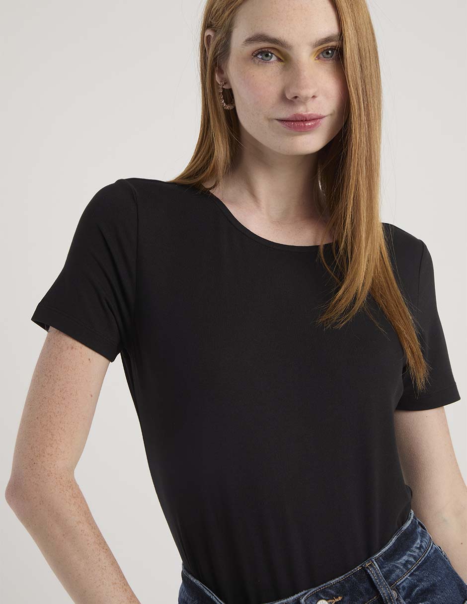 PLAYERA NSM26107-05 NON STO, CH, NEGRO