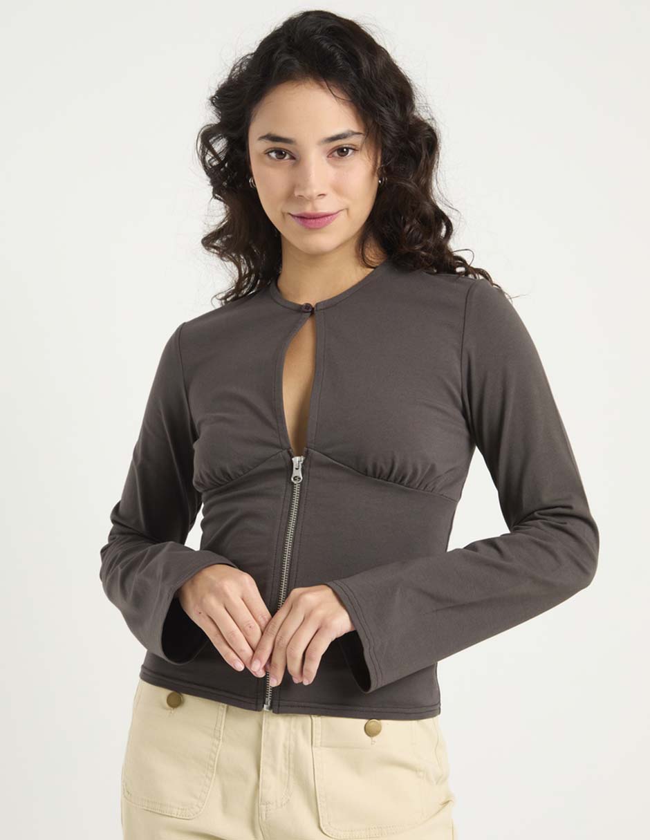 Blusa manga larga para mujer 2