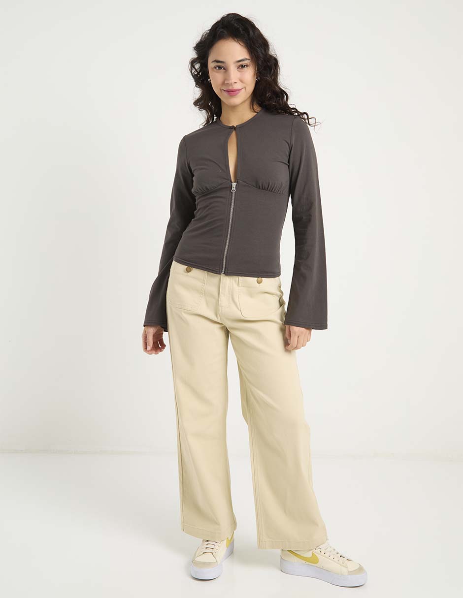 Blusa manga larga para mujer 3