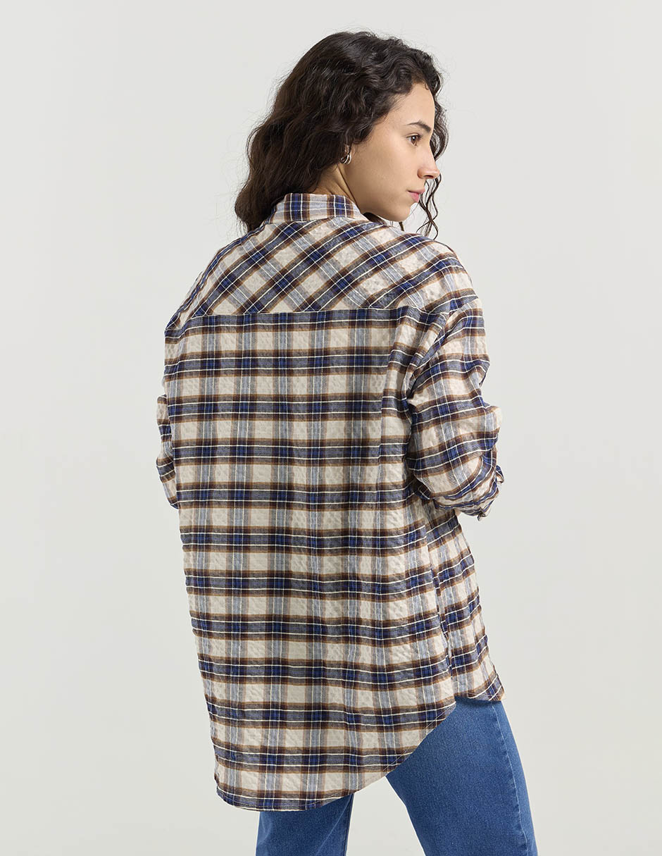 Sobrecamisa manga larga para mujer 2