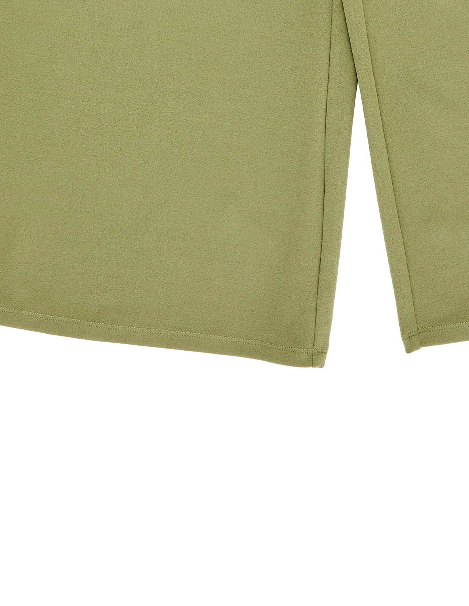 PANTALON NON STOP, M, VERDE OLIVO LISO