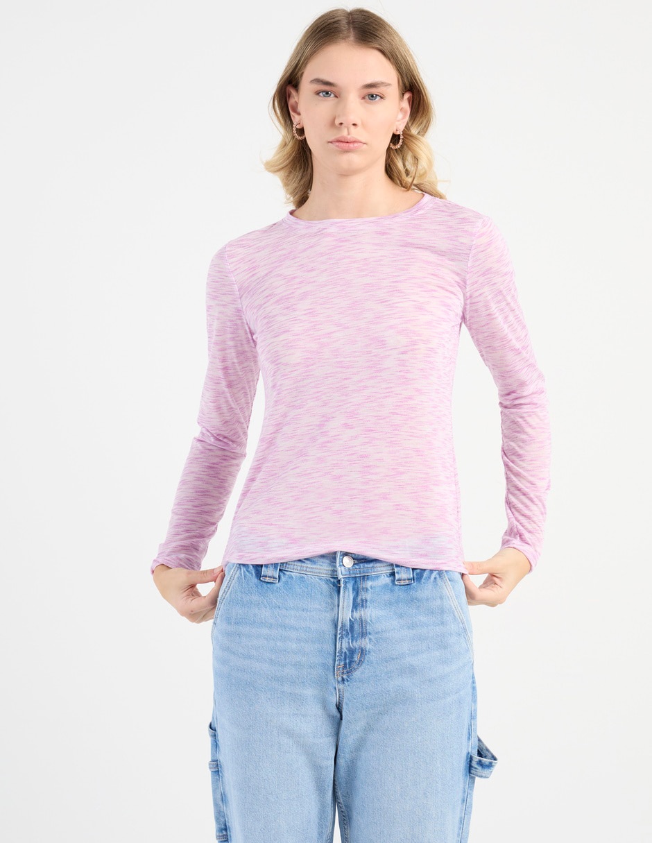PLAYERA NSM26129-C06 NON, EG, MULBERRY