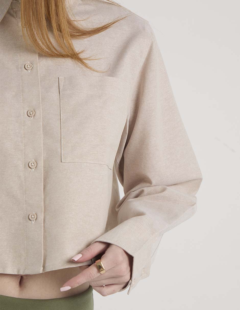 Blusa Non Stop manga larga para mujer