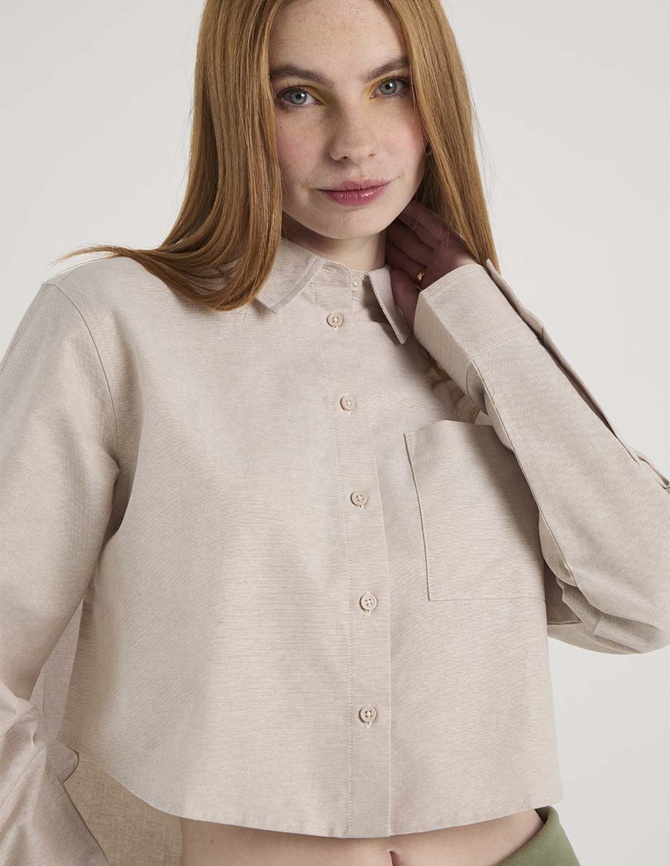 Blusa Non Stop manga larga para mujer