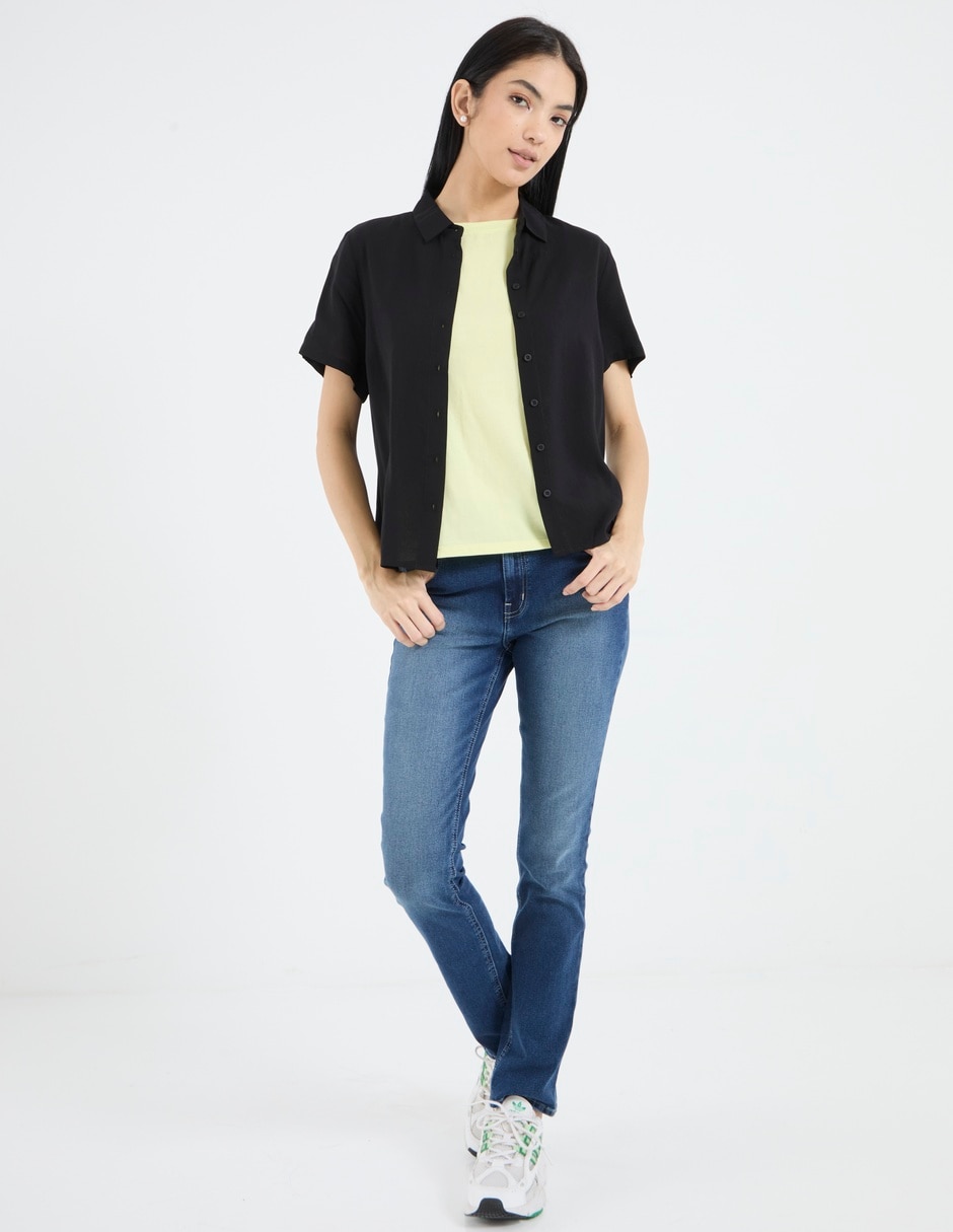 Blusa manga corta para mujer 3