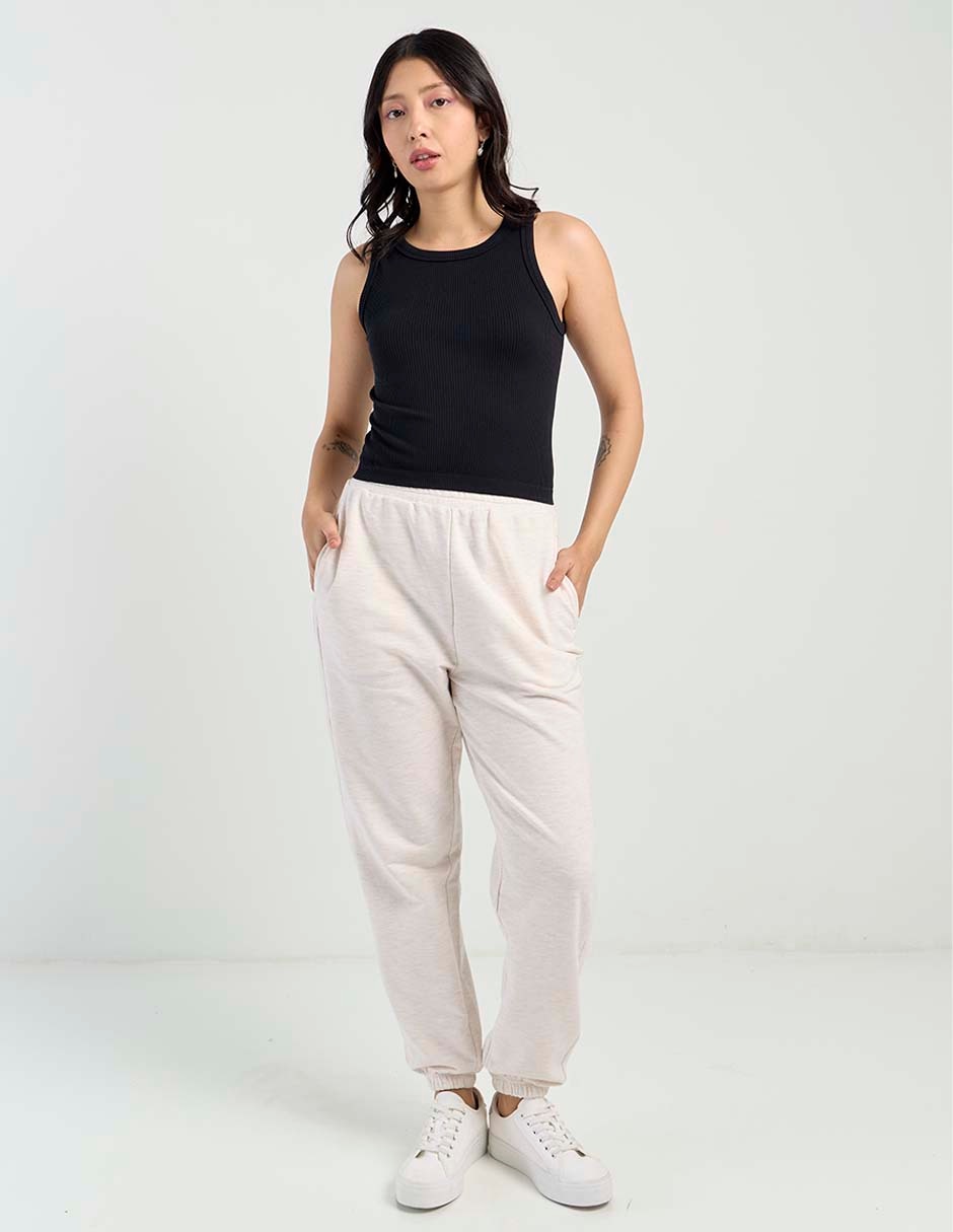 Top cuello redondo tirante ancho 3