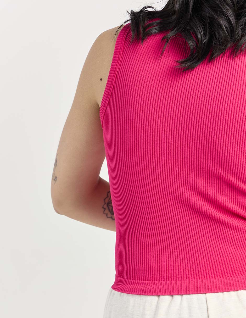Top cuello redondo tirante ancho 5