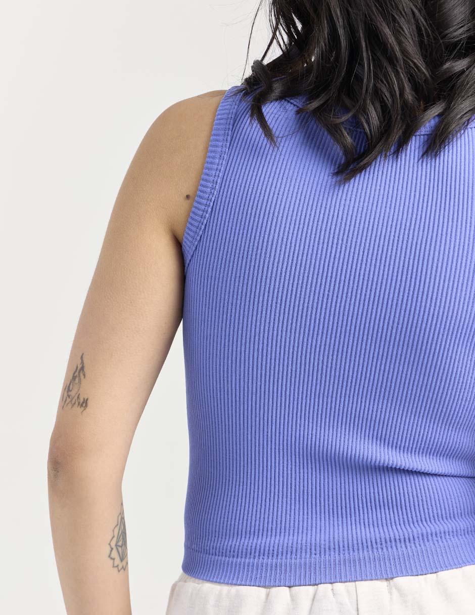 Top cuello redondo tirante ancho 5