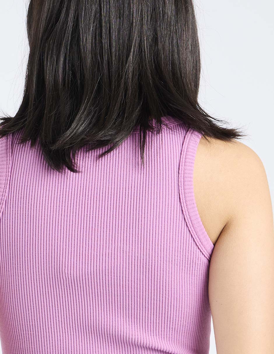 Top Non Stop cuello redondo tirante ancho