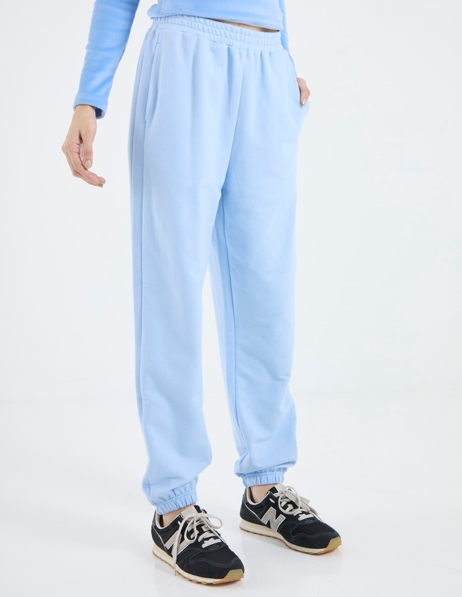 Pants regular con elástico para mujer Pants regular con elástico para mujer