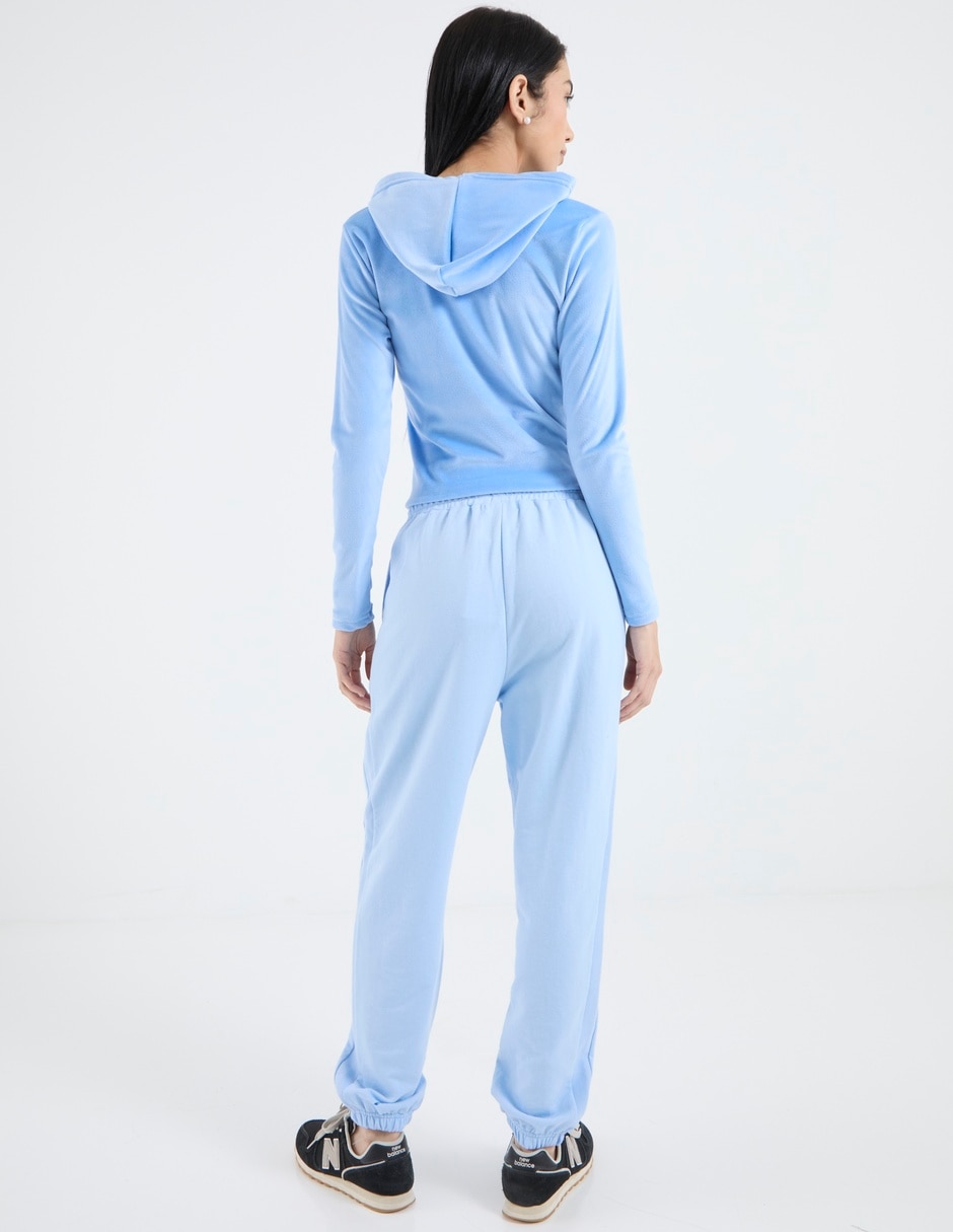 Pants regular con elástico para mujer 2